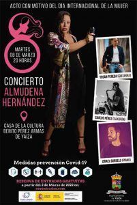 Cartel Concierto Almudena Hernández