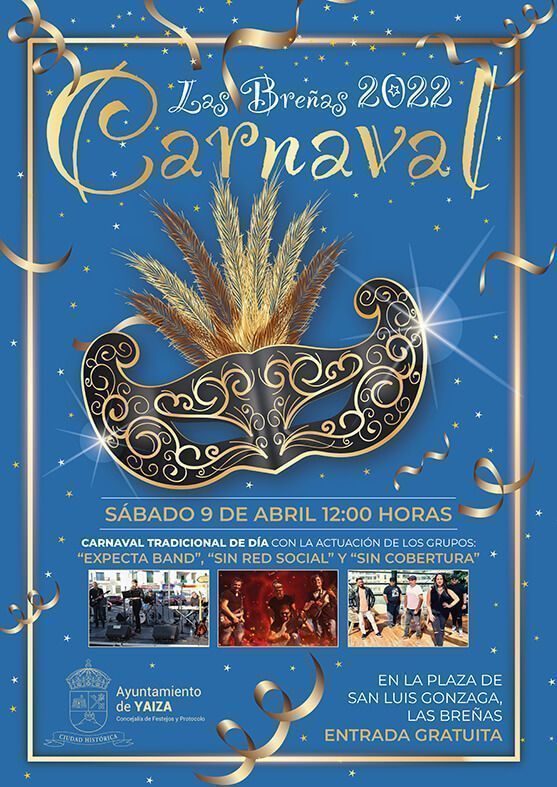 Las Breñas celebra este sábado su Carnaval con música en directo