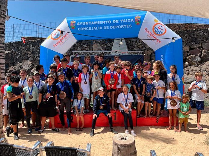 Noticias Yaiza | Unas 60 embarcaciones dieron el pistoletazo de salida este fin de semana a la II Liga de Vela Ligera de Yaiza
