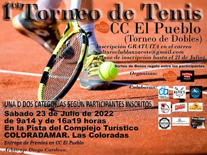 Noticias Playa Blanca | Este mes de julio llega el I Torneo de Tenis CC El Pueblo