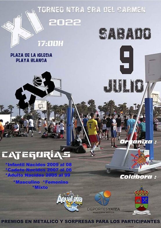 Noticias Playa Blanca | Vuelve el Torneo Ntra. Sra. del Carmen 3x3