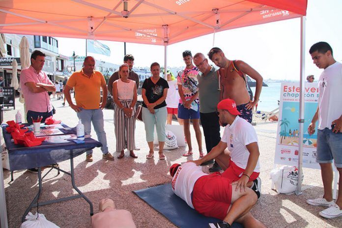 Noticias Playa Blanca | Playa Blanca acoge una nueva campaña de prevención de ahogamientos
