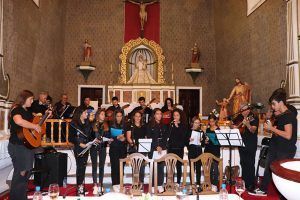 La Escuela de Música de Yaiza cerró el acto de lectura del pregón