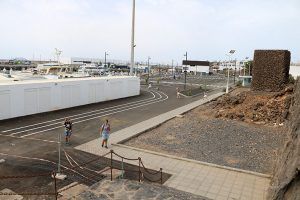 Obras de ampliación del puerto de Playa Blanca