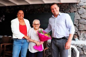 Dolores Fernández, abuela centenaria de La Degollada