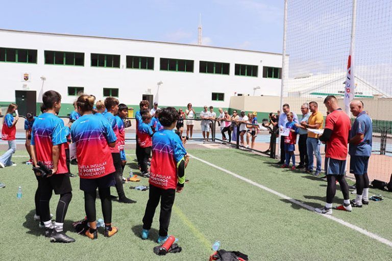 Noticias Yaiza | Treinta jóvenes participan en Yaiza del campus para porteros de Lanzarote