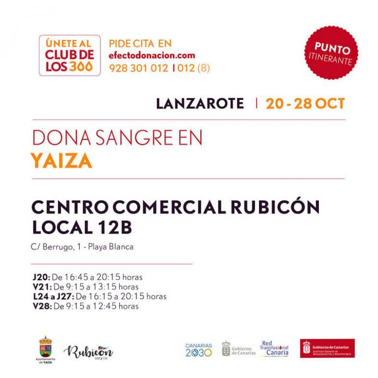 La unidad móvil del ICHH vuelve al Centro Comercial Rubicón Shop & Fun del 20 al 28 de octubre