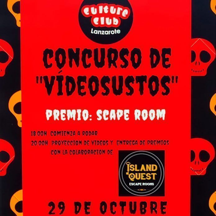 Cartel Concurso de Vídeosustos Concurso de Vídeosustos