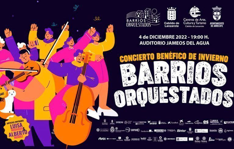Noticias Lanzarote | Jameos del Agua acoge el concierto solidario de Barrios Orquestados este próximo domingo