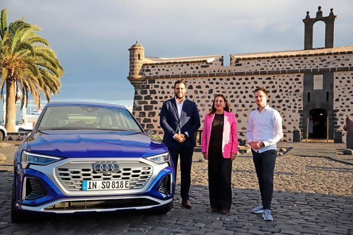 Noticias Lanzarote | Audi escoge Lanzarote para presentar su último modelo Q8 e-tron, un coche 100% eléctrico
