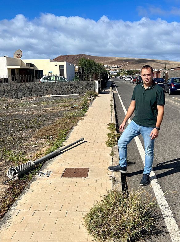 Noticias Playa Blanca | Bruno Medina denuncia la falta de servicios básicos en las calles Nepal y Jordania de Playa Blanca