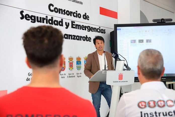 Marcos Bergaz, presidente del Consorcio Noticias Lanzarote | El Consorcio de Seguridad y Emergencias de Lanzarote organiza una formación en materia de prevención para integrantes de las carrozas de los Carnavales