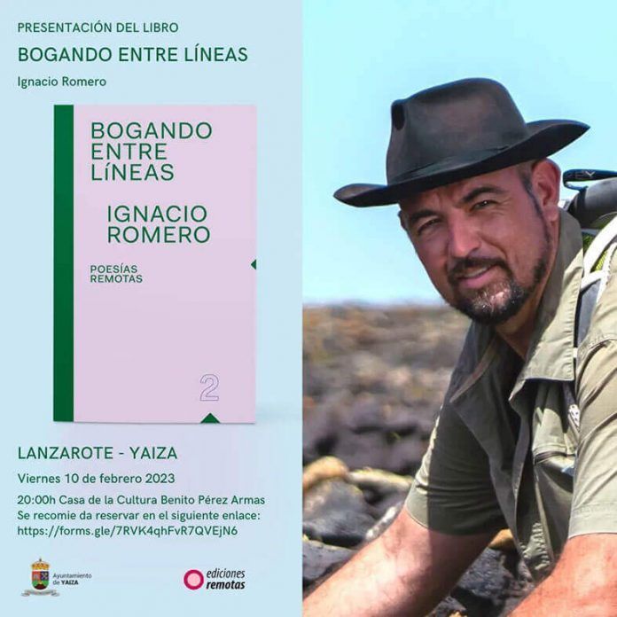 Presentación 'Bogando entre líneas' Noticias Yaiza | Ignacio Romero presenta este viernes en Yaiza su nueva obra “Bogando entre líneas”