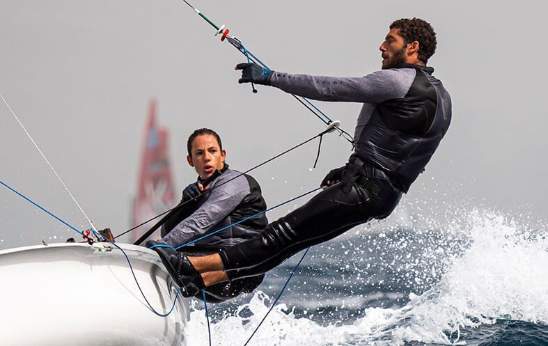 Noticias Playa Blanca | Los 470 españoles dominan en la Lanzarote International Regatta tras una jornada afectada por la ‘calima’ procedente del Sahara