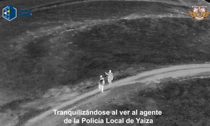 Localización de senderistas con el dron Noticias Yaiza | Yaiza destaca la eficiencia de la Udron de su Policía Local