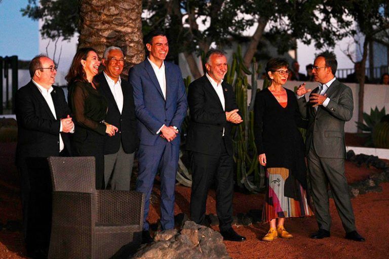 Noticias Lanzarote | Lanzarote recibe a Pedro Sánchez y a António Costa en la XXXIV Cumbre entre España y Portugal
