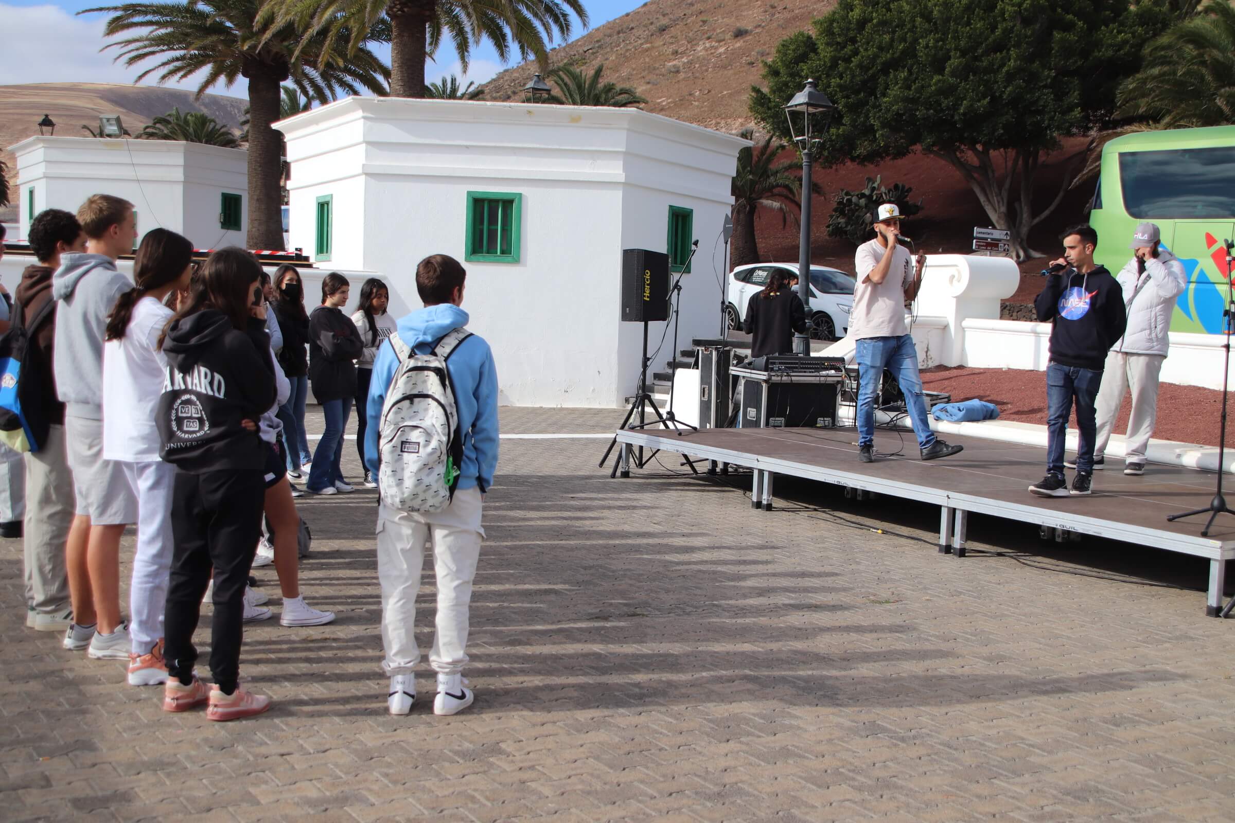 Estudiantes de Yaiza animan el Espacio Participativo Joven del municipio
