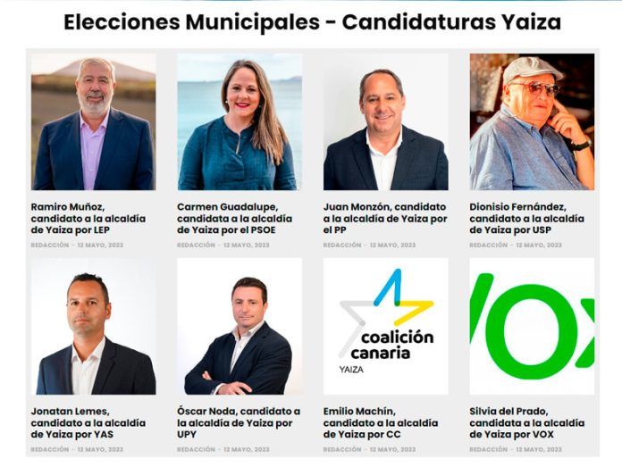 Noticias Yaiza | Candidaturas Yaiza Elecciones Municipales 28M