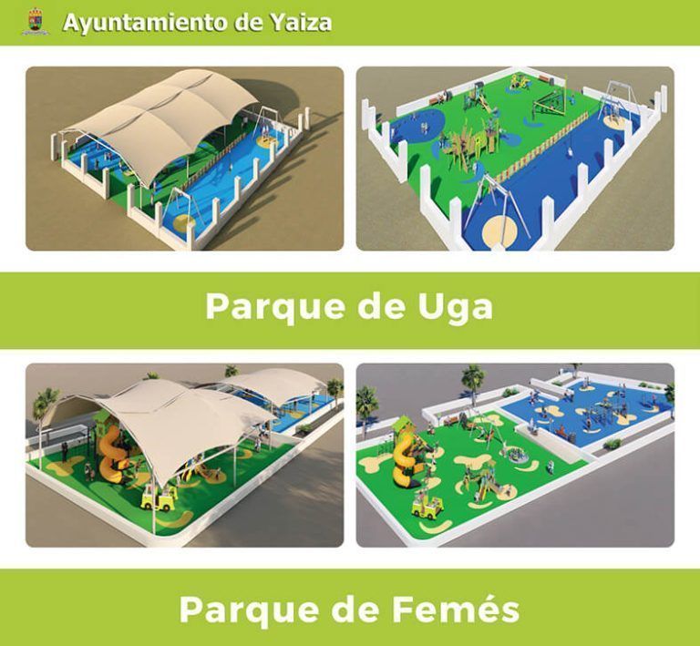 Noticias Yaiza | Yaiza firma la ejecución de dos nuevos parques inclusivos en Femés y Uga