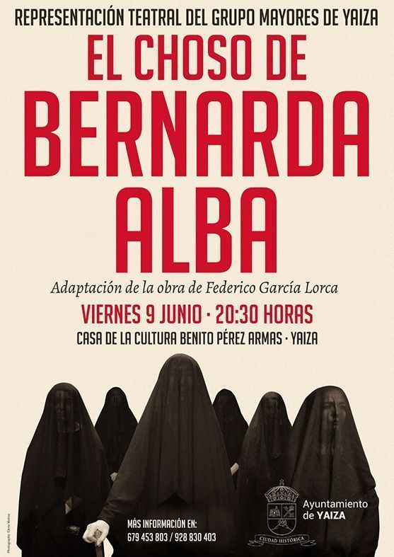 Noticias Yaiza | Los Mayores de Yaiza presentan este viernes ‘El choso de Bernarda Alba’