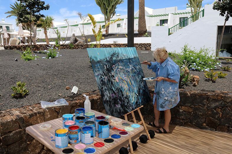 Noticias Yaiza | MYND Yaiza celebra con arte el Día Mundial de los Océanos