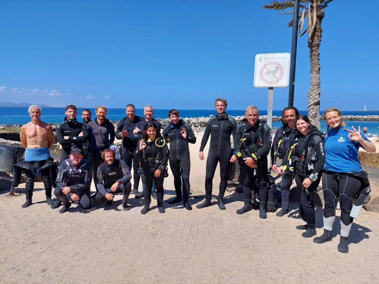 Noticias Playa Blanca | La inmersión realizada en Playa Blanca reporta una decena de piezas de especies vulnerables en la plataforma “Observadores del Mar”