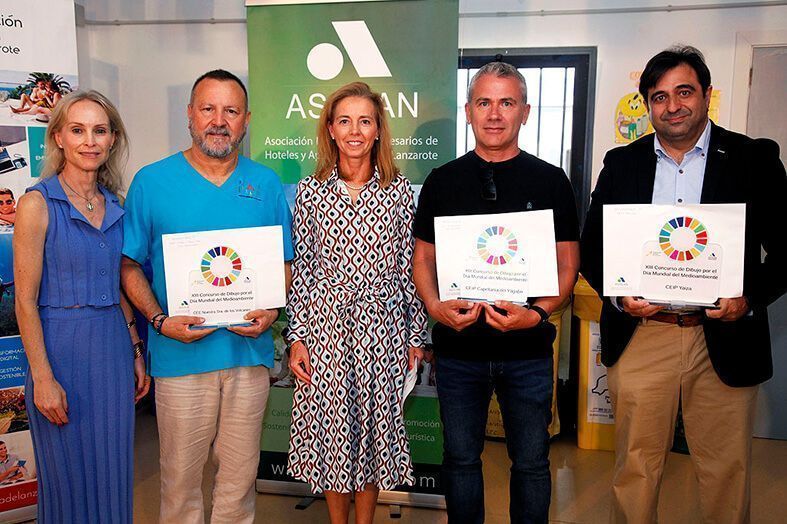 Cuatro alumnos del municipio premiados en el XIII Concurso de Dibujo por el Día Mundial del Medioambiente de ASOLAN y FTL