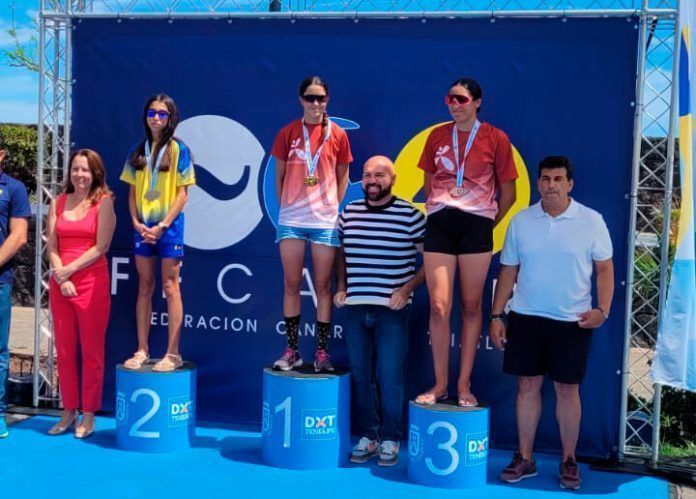 Noticias Yaiza | La sureña Idaira Rodríguez campeona de Canarias de Triatlón Escolar