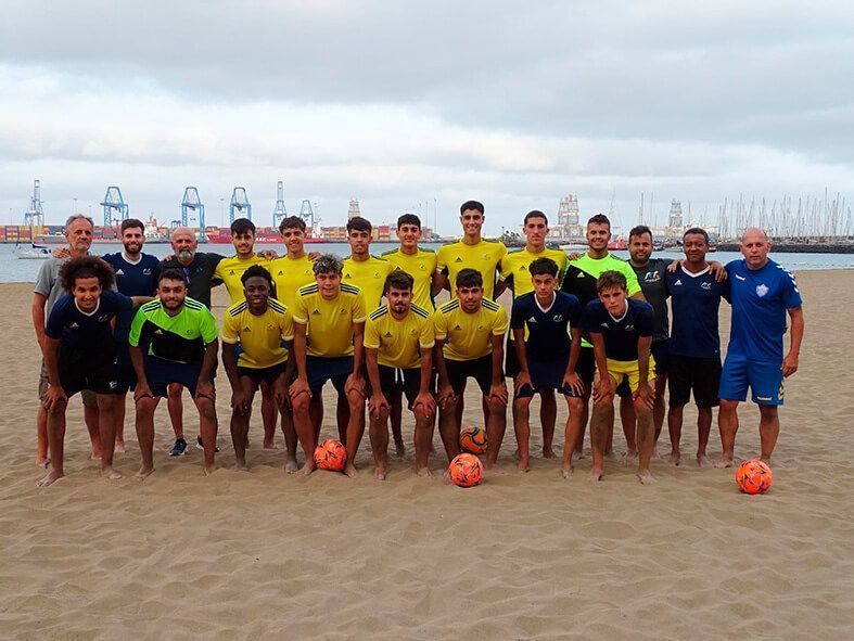 Jorge Ramón, convocado con la Selección Canaria Sub´19 de Fútbol Playa