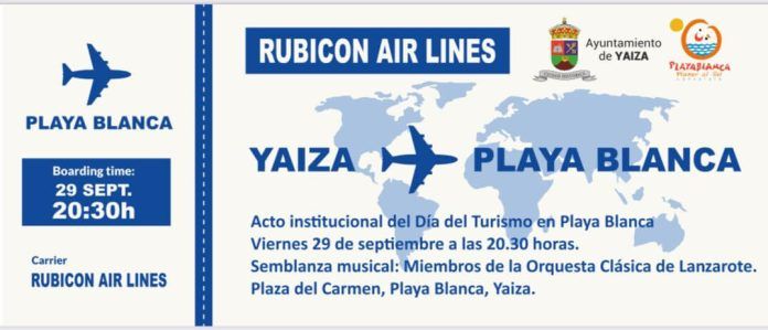 Noticias Yaiza | Yaiza invita a la celebración del Día del Turismo este viernes 29 de septiembre