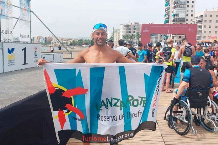 El paratriatleta lanzaroteño, Lionel Morales Noticias Lanzarote | Lionel Morales, Campeón de España en Águilas