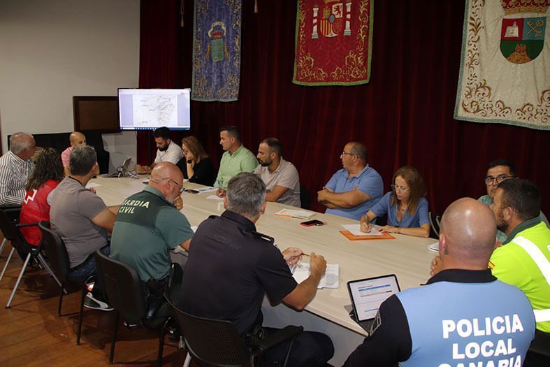 Junta de seguridad del III RallySprint Yaiza