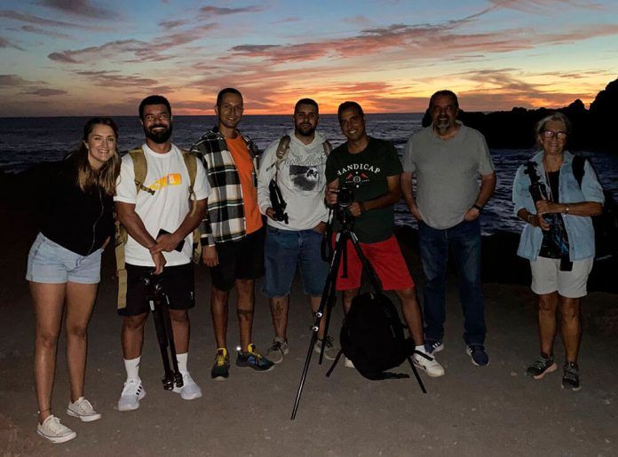 Noticias Yaiza | Atardecer en El Golfo, bajo el foco de Gustavo Medina