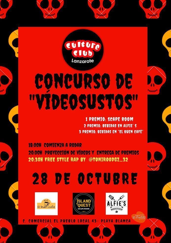 Cartel Concurso de Videosustos