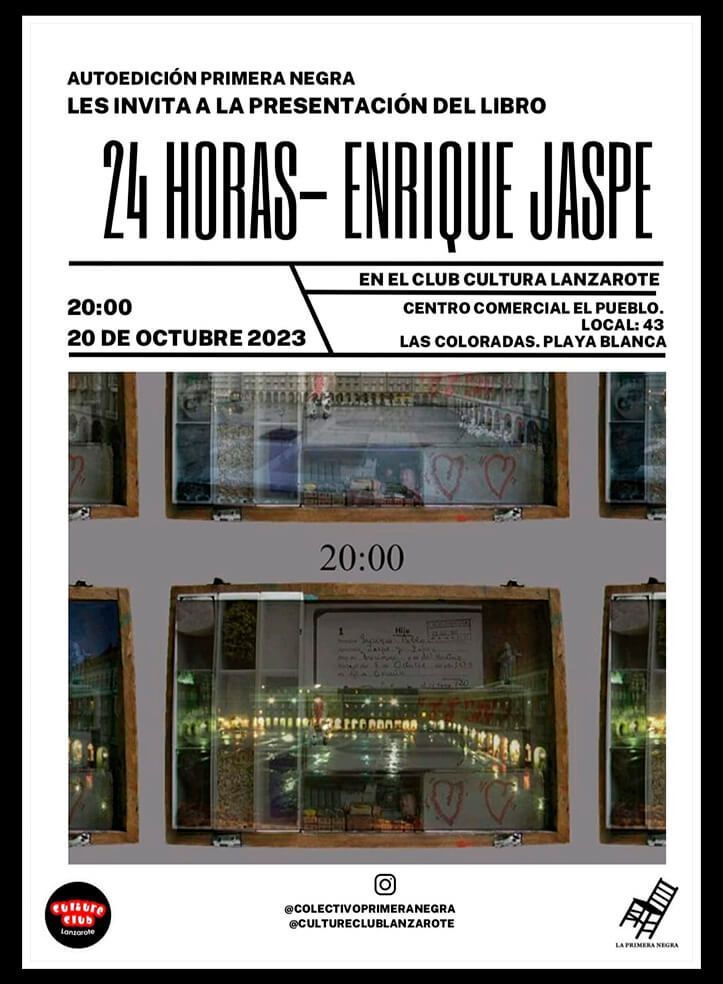 Presentación "24 horas" de de Enrique Jaspe