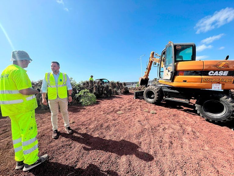 Noticias Lanzarote | Arrancan los trabajos previos para el futuro paso subterráneo de la LZ-2 a la altura de Playa Honda