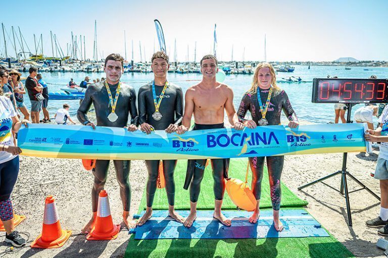 Noticias Playa Blanca | Cuatro jóvenes promesas del CN Nadamas triunfan en la Travesía Internacional La Bocaina