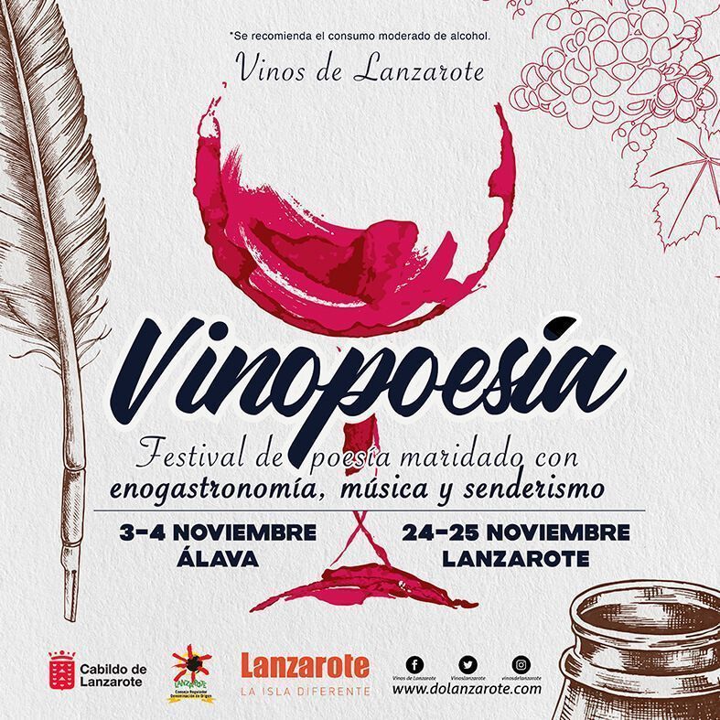 Vinopoesía: un festival que marida literatura y enogastronomía en Lanzarote y Álava