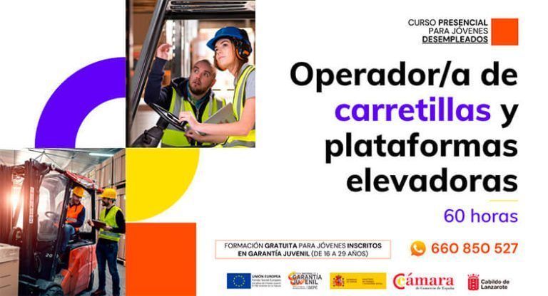 Noticias Lanzarote | Curso de Operador de carretillas y plataformas elevadoras