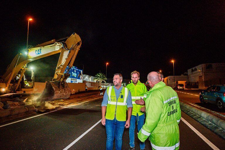 Noticias Lanzarote | Arrancan las obras del carril de aceleración que mitigarán las colas a la entrada de Arrecife