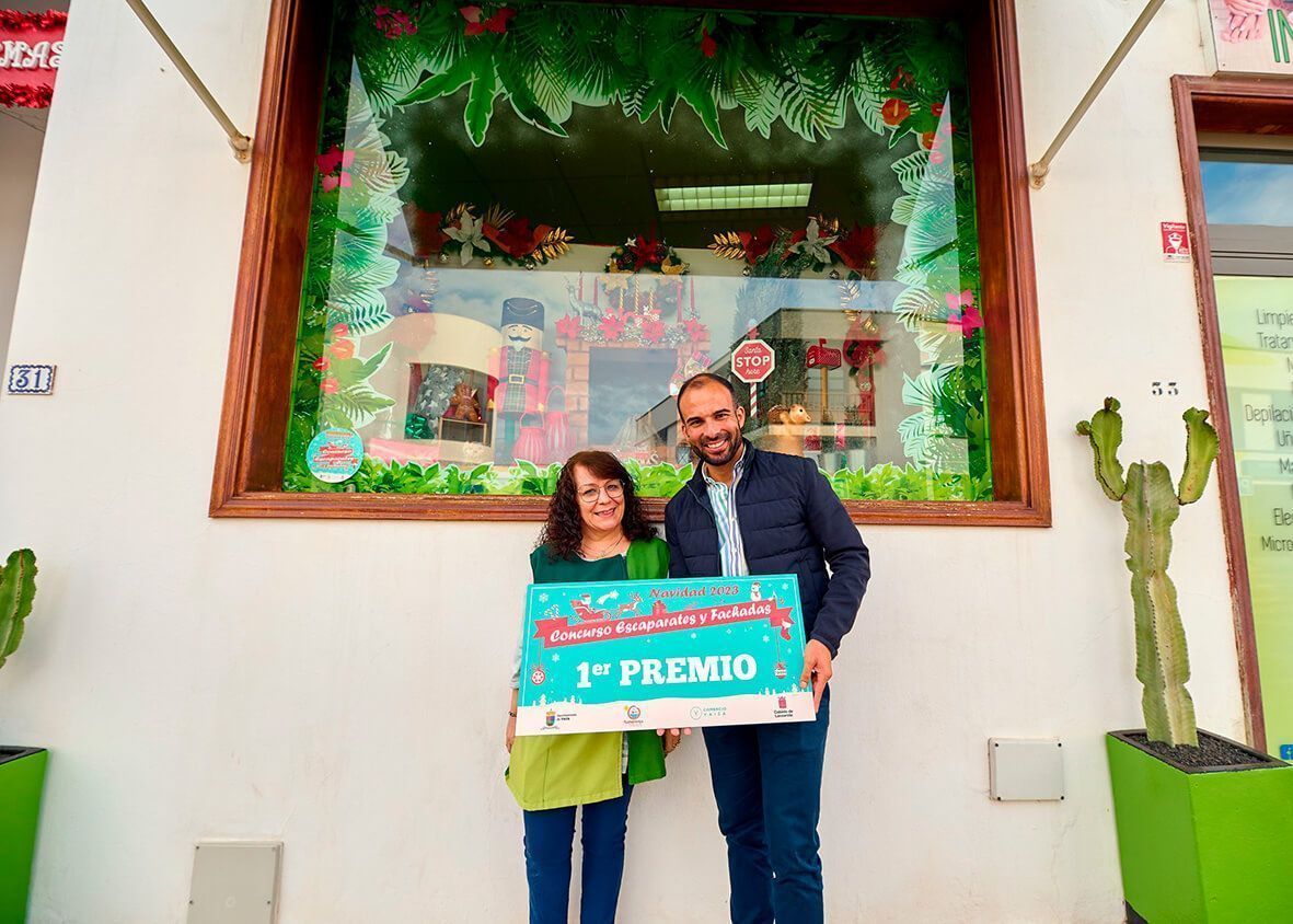 Noticias Yaiza | Yaiza entrega los premios a los mejores escaparates e inicia su campaña de impulso al comercio local 