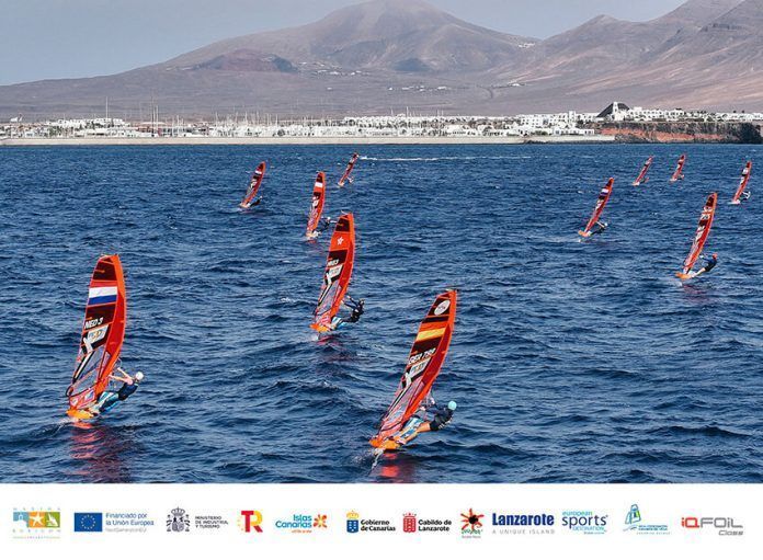 Noticias Lanzarote | Comienza el último sprint de los Lanzarote iQFOiL Games con el estreno de las Series Finales