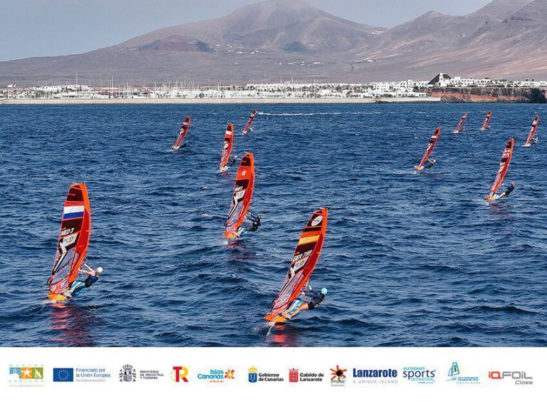 Noticias Lanzarote | Comienza el último sprint de los Lanzarote iQFOiL Games con el estreno de las Series Finales