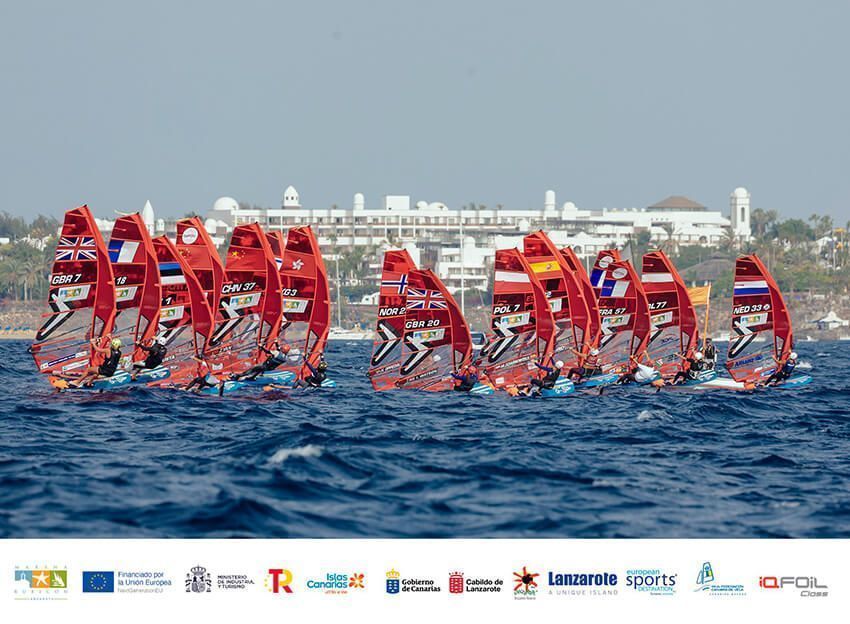 Noticias Playa Blanca | Comienza el último sprint de los Lanzarote iQFOiL Games con el estreno de las Series Finales