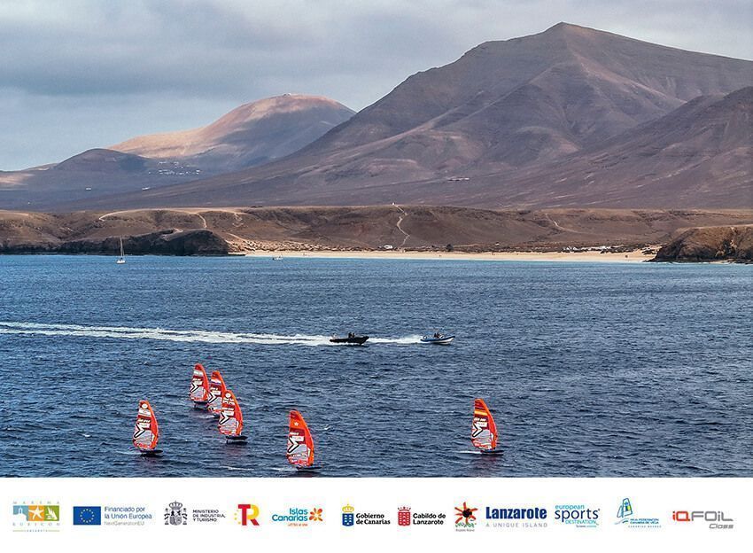 Los Lanzarote iQFOiL Games se resolverán mañana en unas emocionantes Medal Series