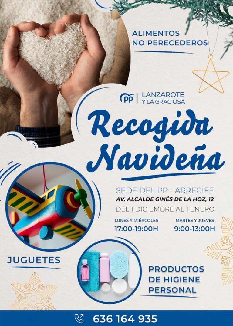 Noticias Lanzarote | Nuevas Generaciones de Lanzarote pone en marcha una nueva campaña solidaria de recogida de juguetes para los más pequeños