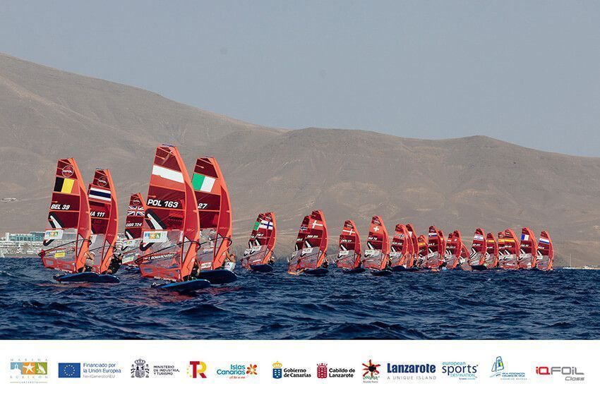 Noticias Lanzarote | Nacho Baltasar asalta el podio de los Lanzarote iQFOiL Games