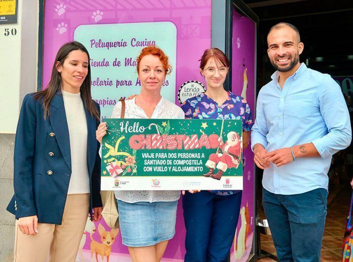 Noticias Yaiza | Yaiza hace entrega del viaje a Galicia a la ganadora de la campaña navideña 'Hello Christmas'