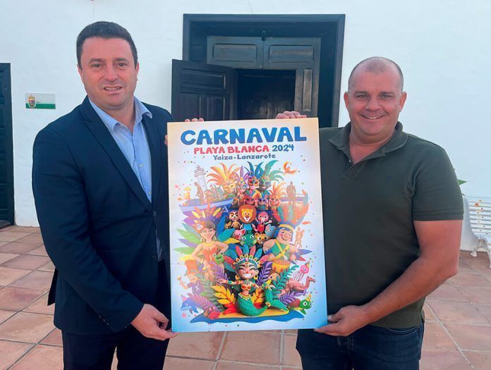 Noticias Playa Blanca | Playa Blanca desvela el cartel anunciador de su Carnaval 2024