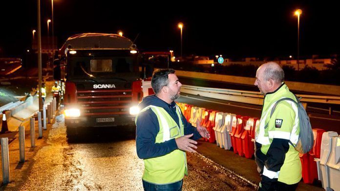 Noticias Lanzarote | El Cabildo anuncia el cierre del carril de acceso a la rotonda de Los Cuarteles en la madrugada del lunes al miércoles
